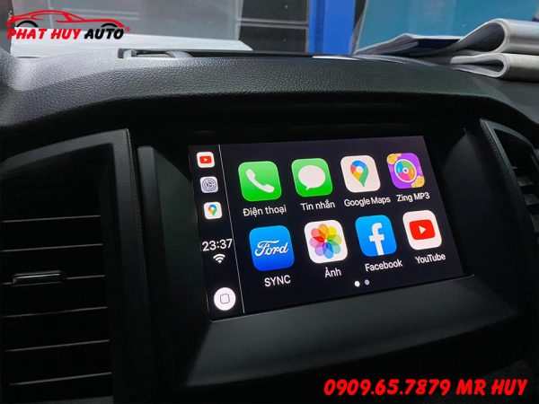 Lắp Android Box cho Ford Ranger