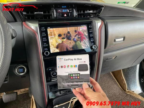 Lắp Android Box cho Fortuner 2022