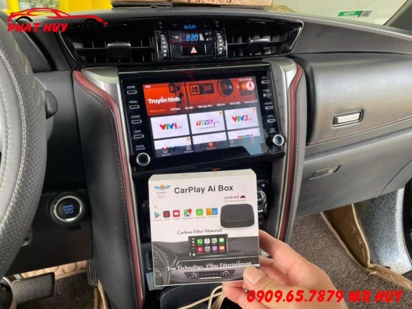 Lắp Android Box cho Fortuner 2022