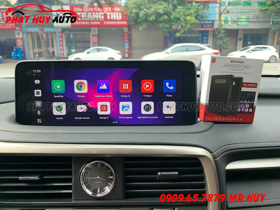 Lắp Android Box Cho Lexus RX350L