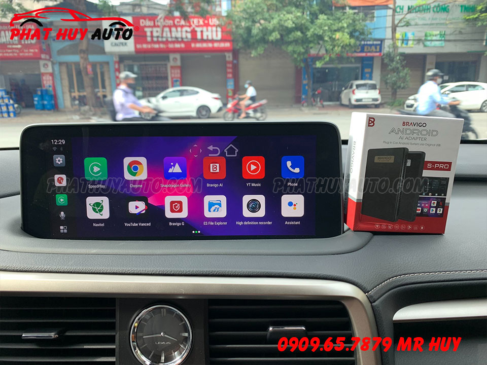Lắp Android Box Cho Lexus RX350L