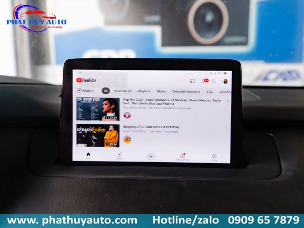 Lắp Android Box cho Mazda CX9