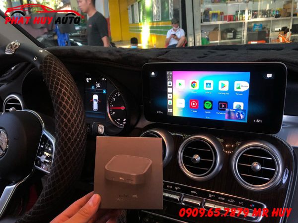 Lắp Android Box Cho Mercedes GLC200