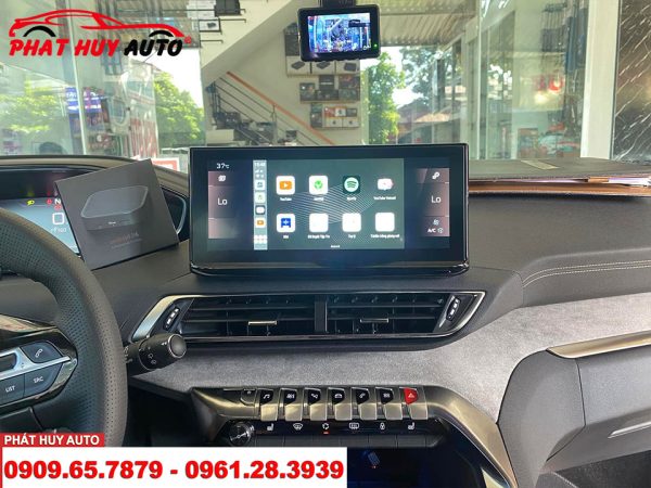 Lắp android box cho Peugeot 3008 2022