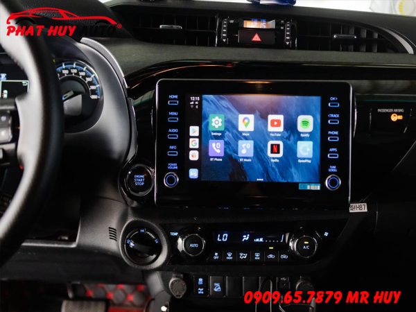Lắp Android Box cho Toyota Hilux