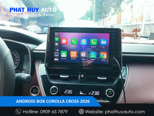 Lắp Android Box Corolla Cross 2026