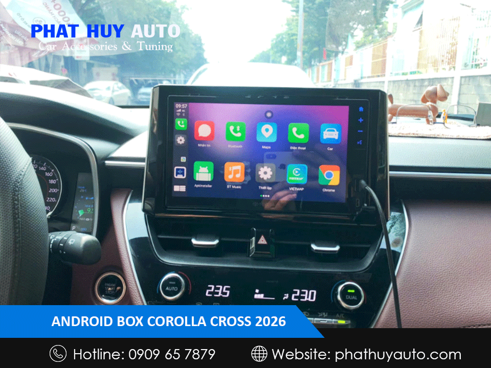 Lắp Android Box Corolla Cross 2026