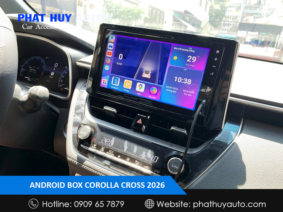 Lắp Android Box Corolla Cross 2026