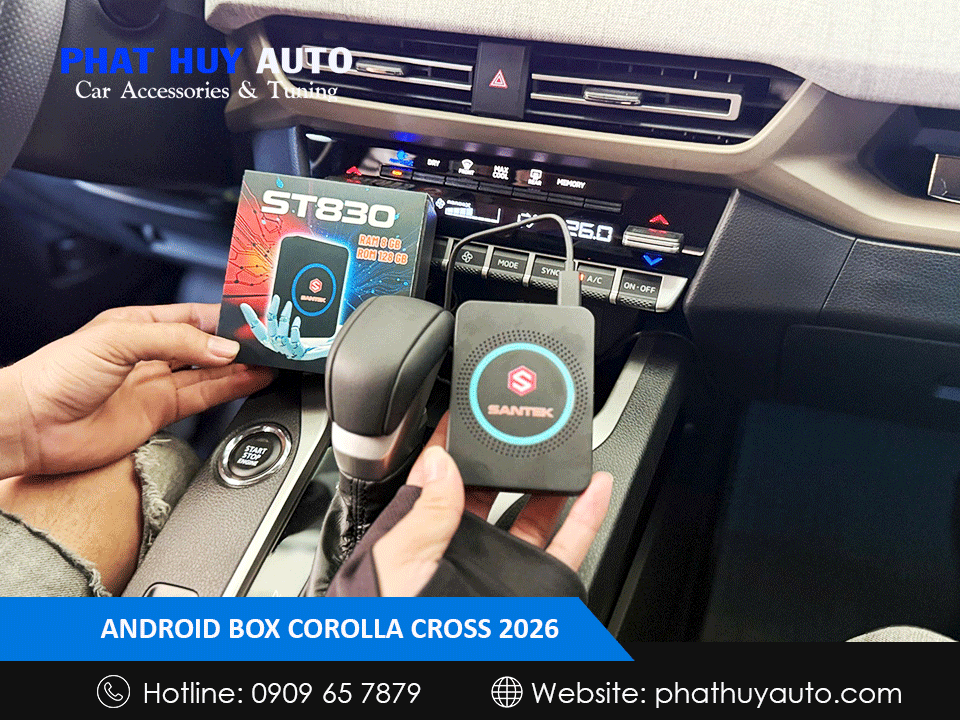 Lắp Android Box Corolla Cross 2026