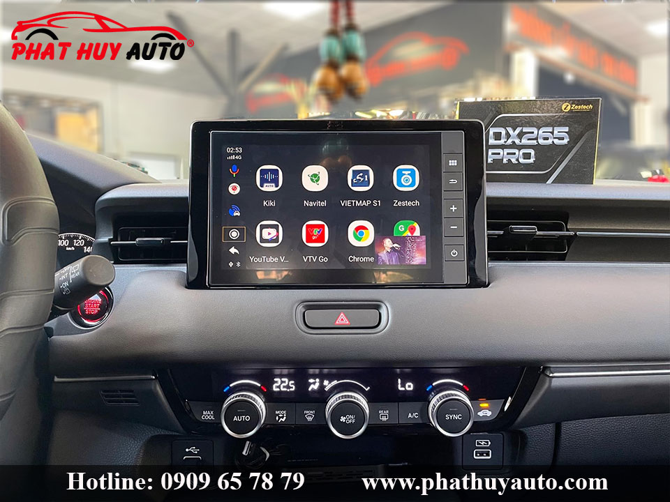 Lắp Android Box Honda HRV 2022