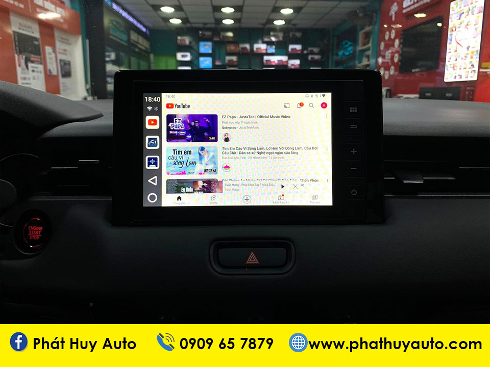 Lắp Android Box Honda HRV 2024