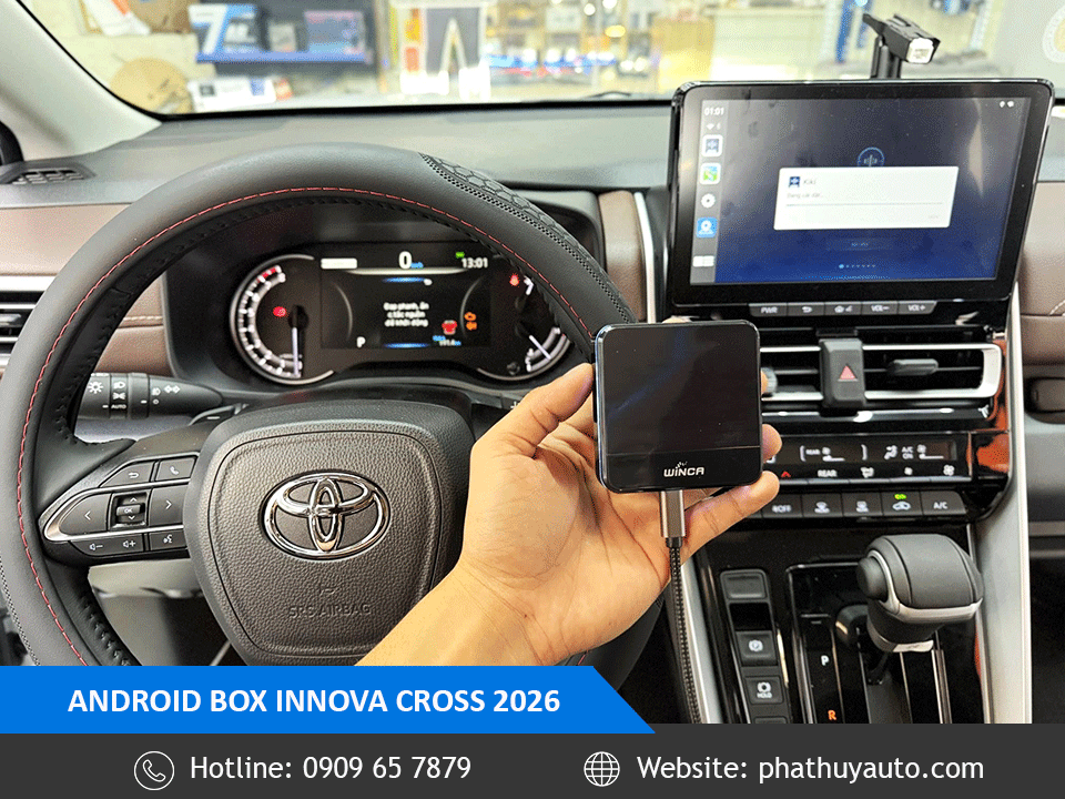 Lắp android box Innova Cross 2026