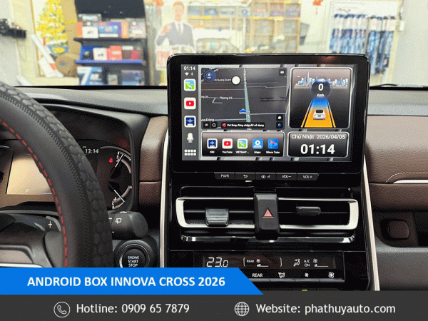Lắp android box Innova Cross 2026