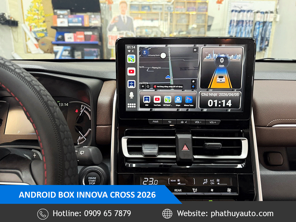 Lắp android box Innova Cross 2026