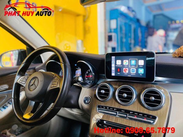 Lắp Android Box Mercedes GLC 250