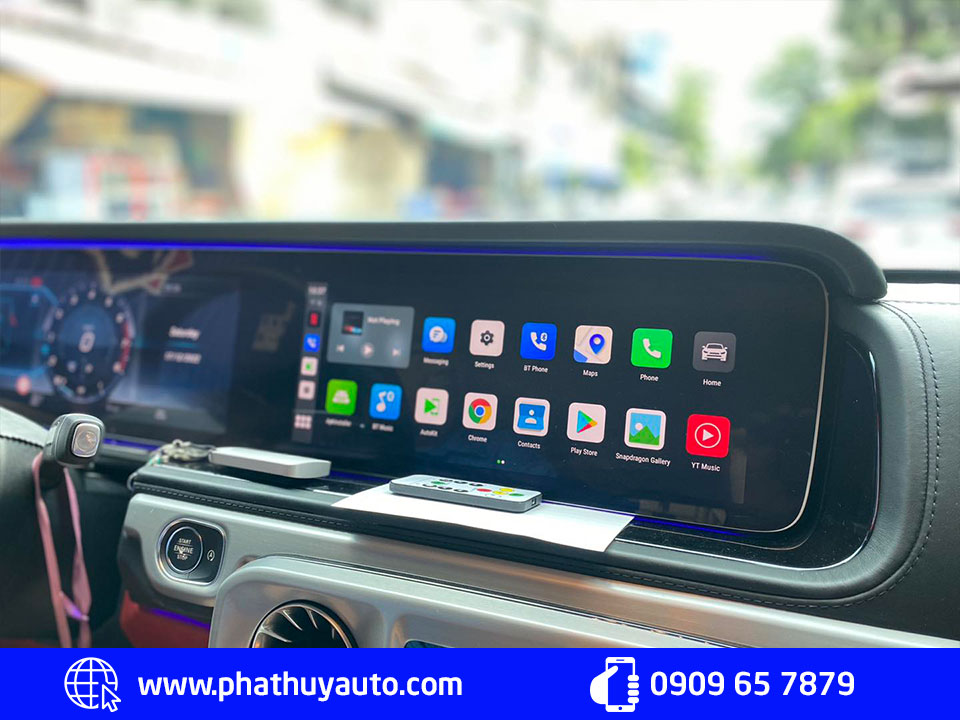 Lắp Android Box xe Mercedes G63
