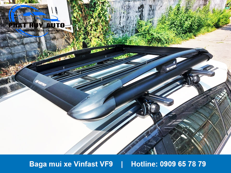 Lắp baga mui xe Vinfast VF9