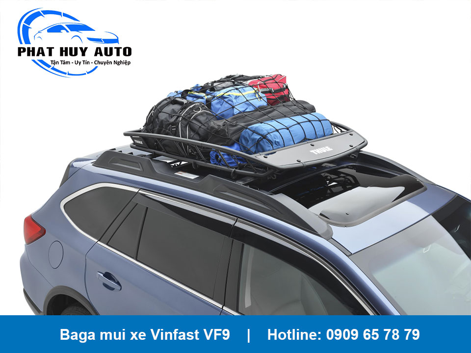 Lắp baga mui xe Vinfast VF9