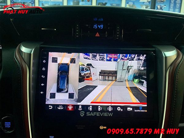 Lắp camera 360 cho Fortuner Legender