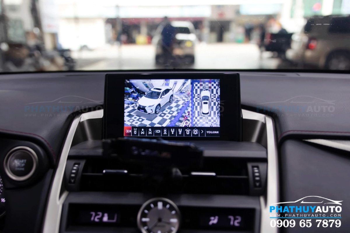 Lắp Camera 360 cho Lexus NX200T