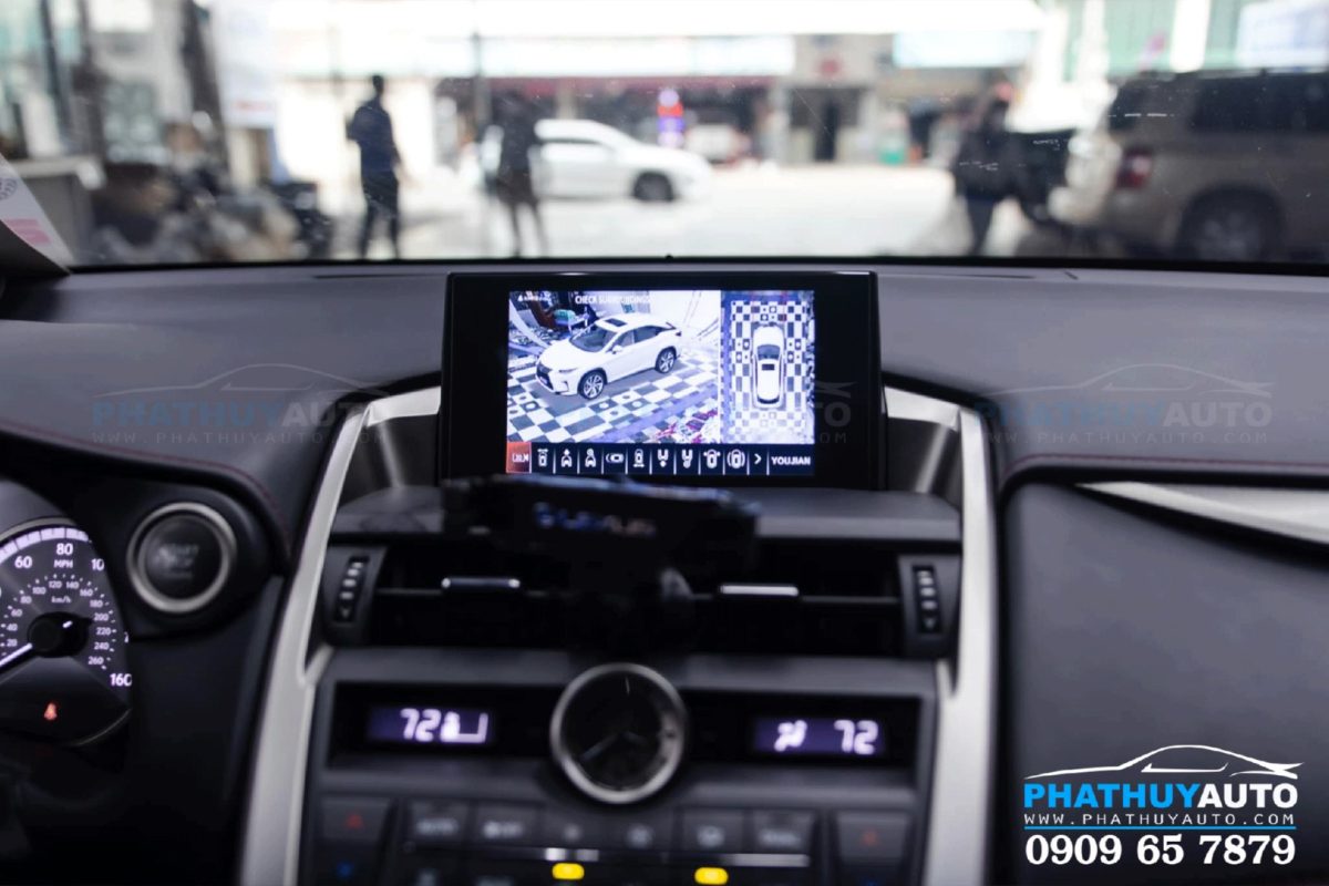 Lắp Camera 360 cho Lexus NX200T