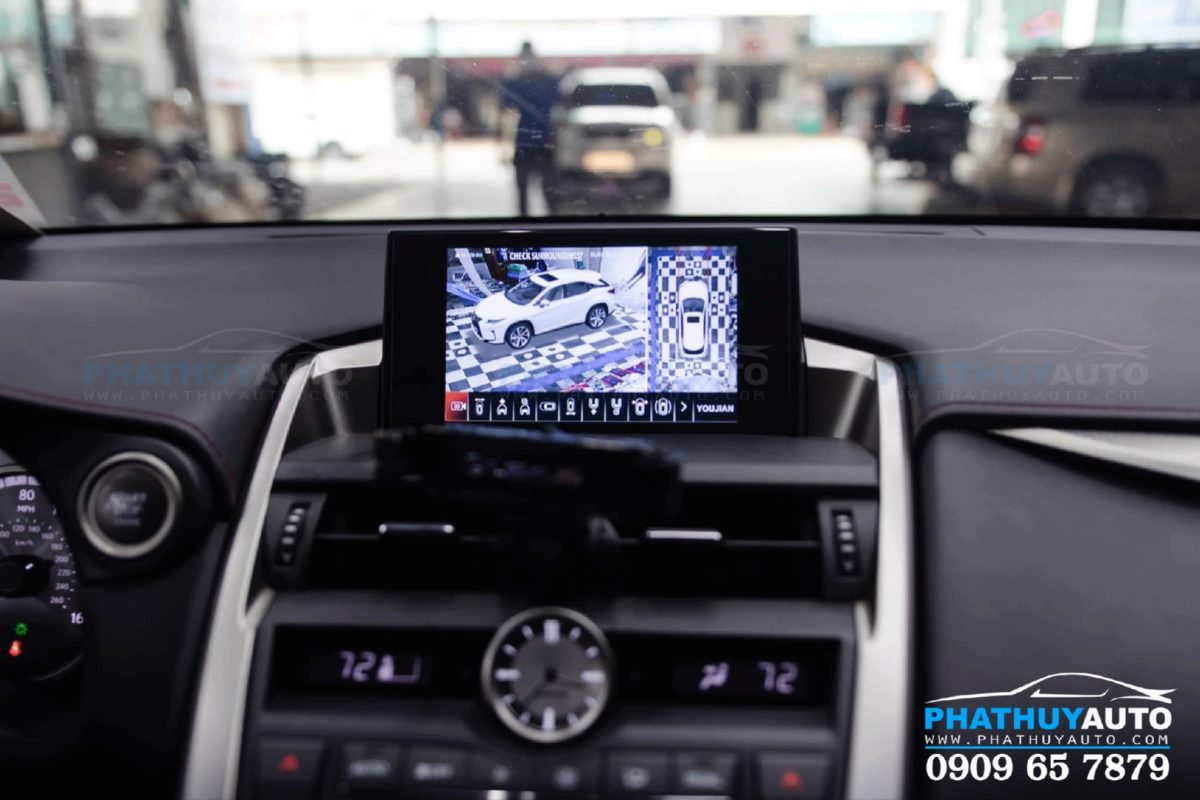 Lắp Camera 360 cho Lexus NX200T