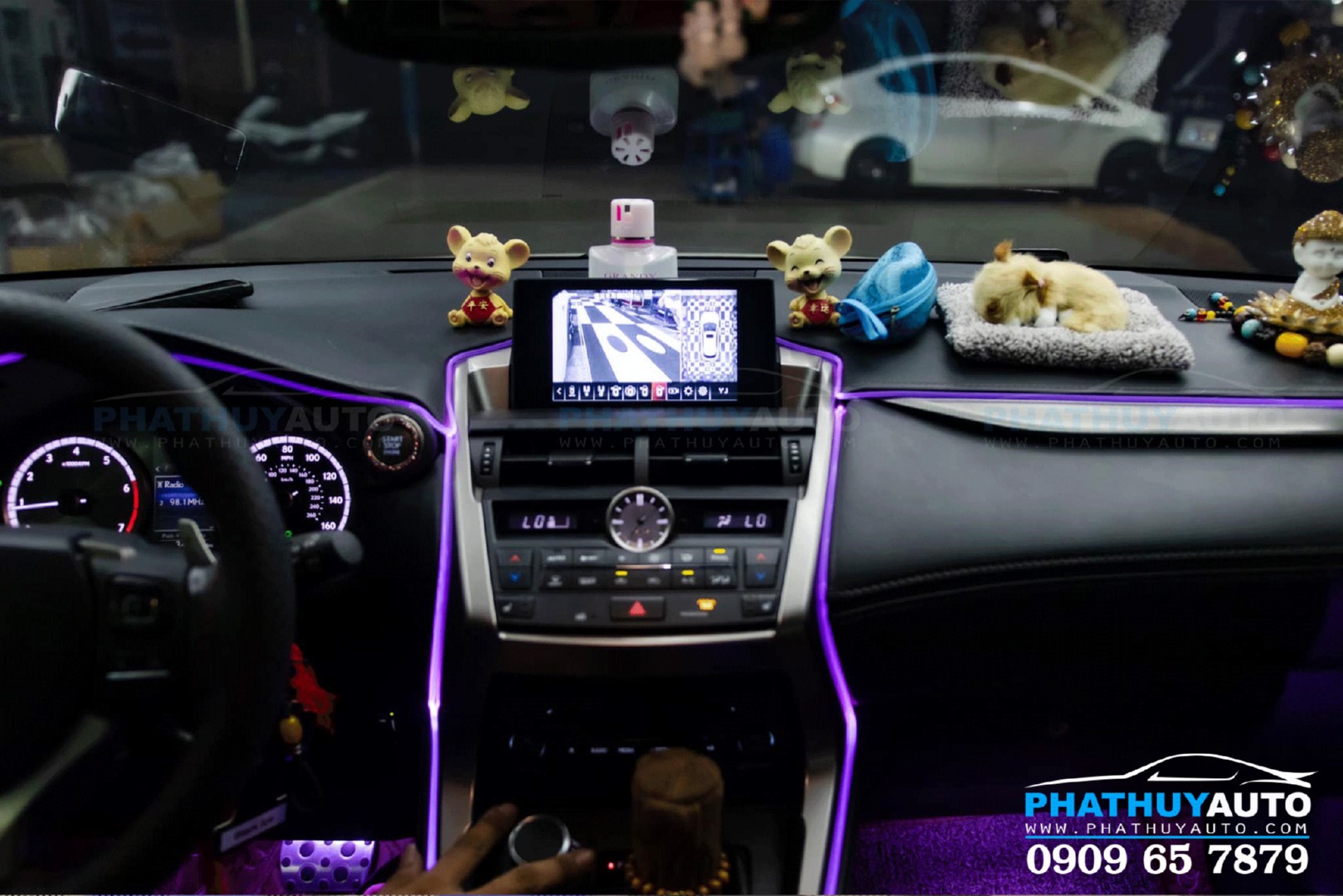 Lắp camera 360 cho Lexus NX300