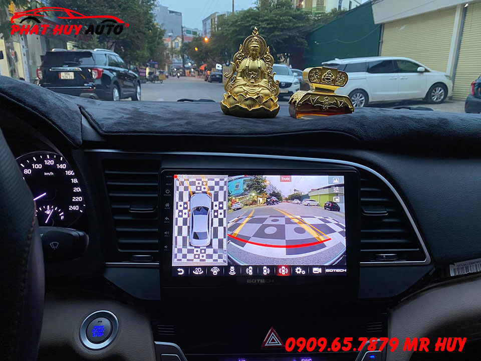 Lắp camera 360 độ cho Elantra