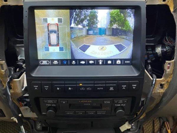 Lắp camera 360 độ Lexus GX470