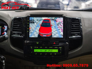 Lắp camera 360 xe Fortuner 2015