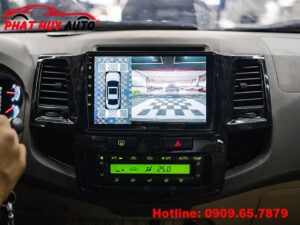 Lắp camera 360 xe Fortuner 2015
