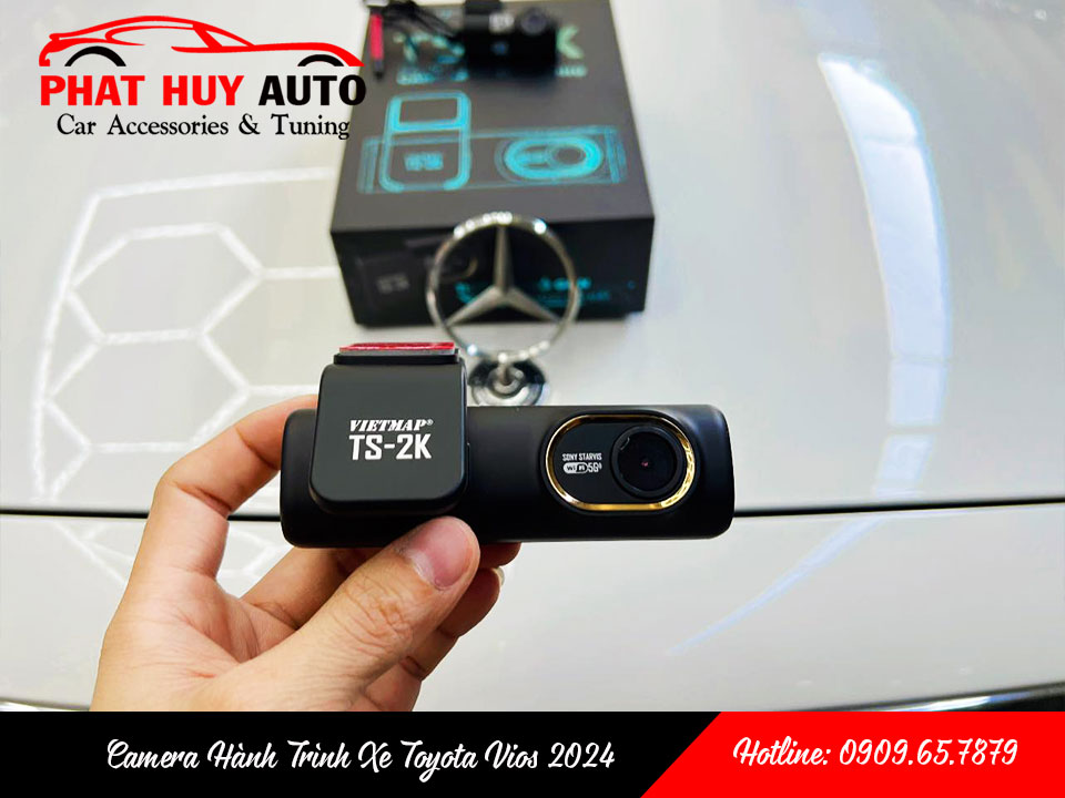 Lắp camera hành trình Vios 2024