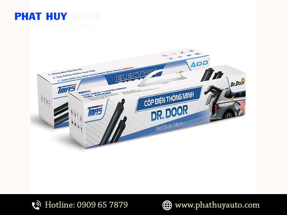 Lắp cốp điện cho xe Custin