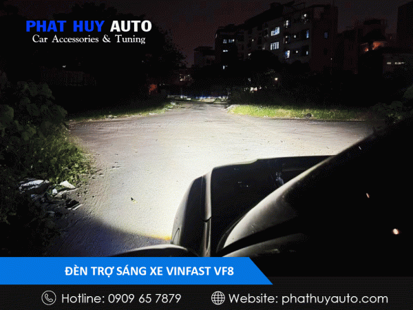 Lắp đèn trợ sáng cho VF8