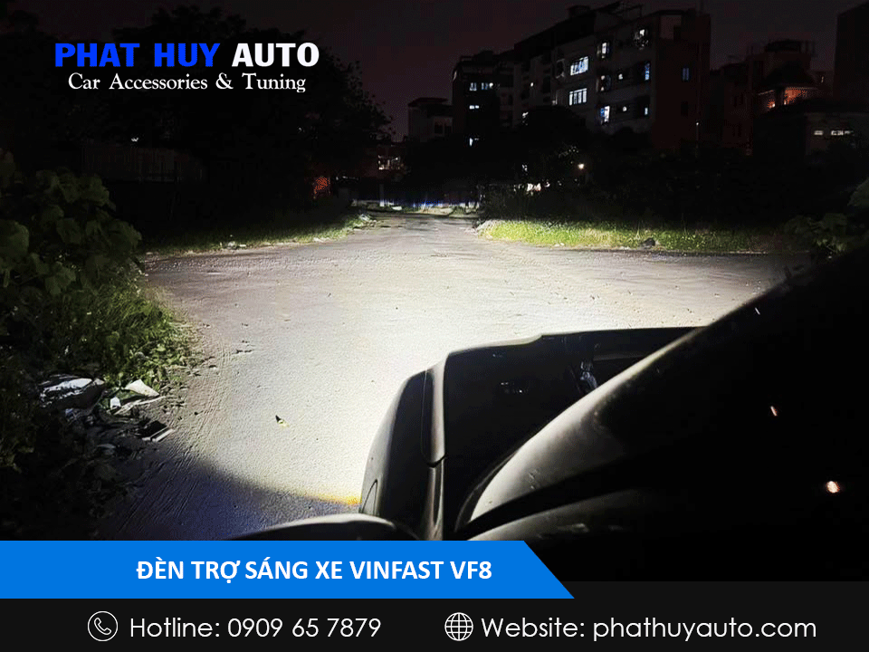 Lắp đèn trợ sáng cho VF8