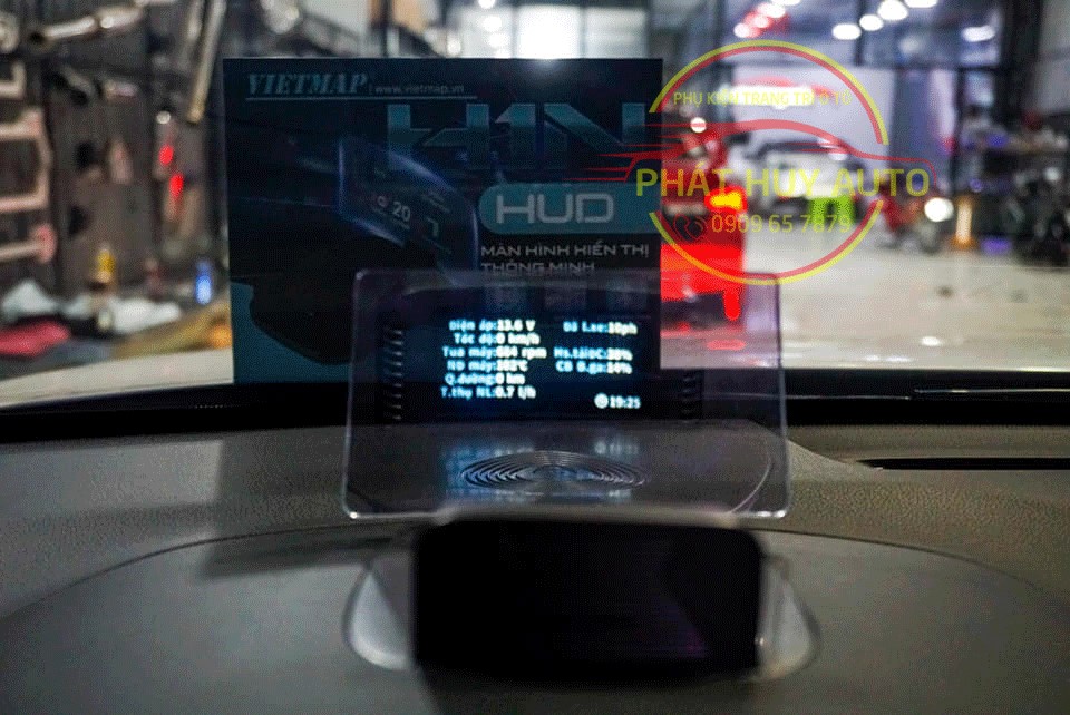 Lắp HUD Vietmap H1N Kia Seltos
