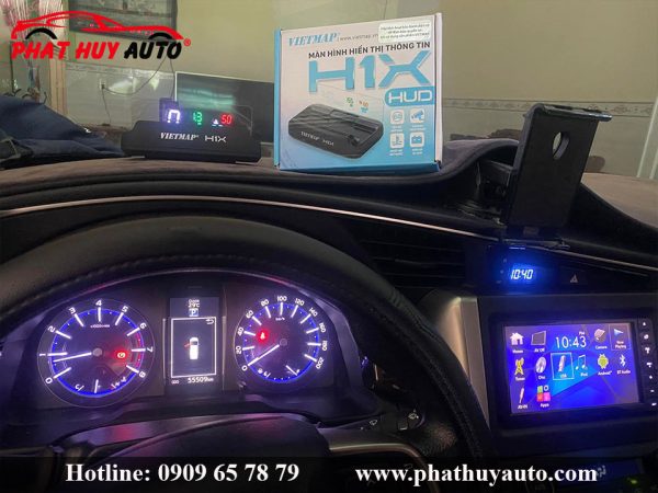 Lắp Hud Vietmap H1X xe Innova