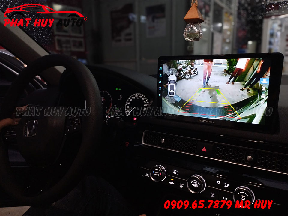 Lắp màn hình android Civic 2022