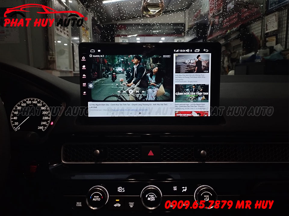 Lắp màn hình android Civic 2022