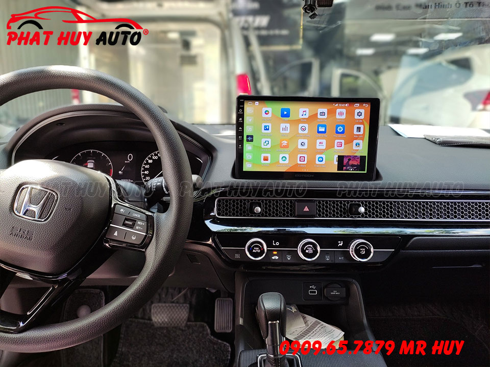 Lắp màn hình android Civic 2022