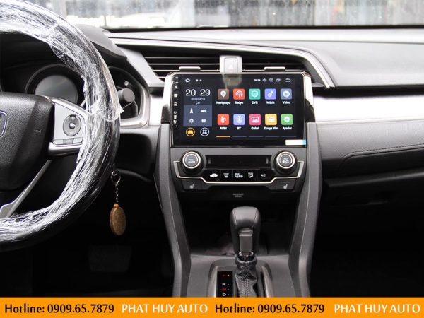 Lắp màn hình Android Honda Civic 2016
