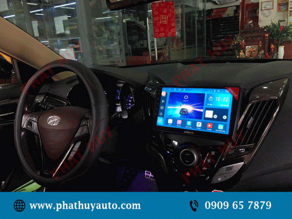 Lắp màn hình Android Hyundai Veloster