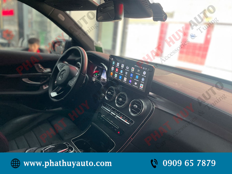 Lắp màn hình Android Mercedes GLC300