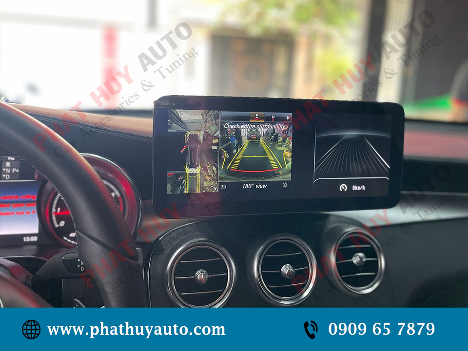 Lắp màn hình Android Mercedes GLC300