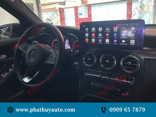 Lắp màn hình Android Mercedes GLC300