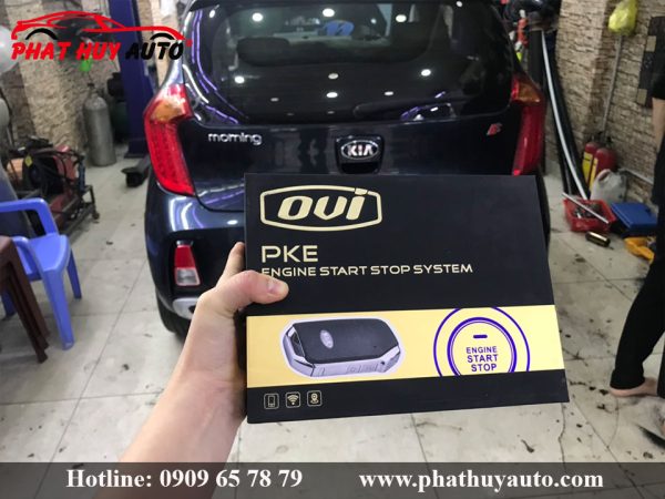 Lắp Start Stop Smartkey Kia Morning 2018