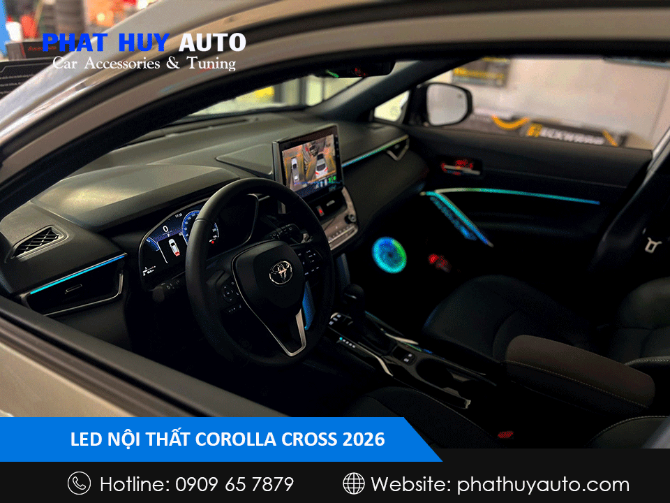 Led nội thất Corolla Cross 2026