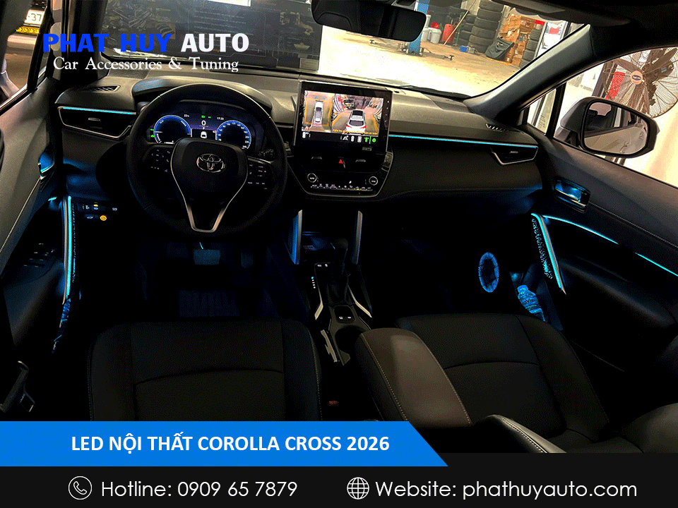 Led nội thất Corolla Cross 2026