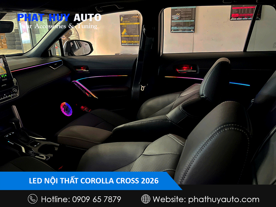 Led nội thất Corolla Cross 2026