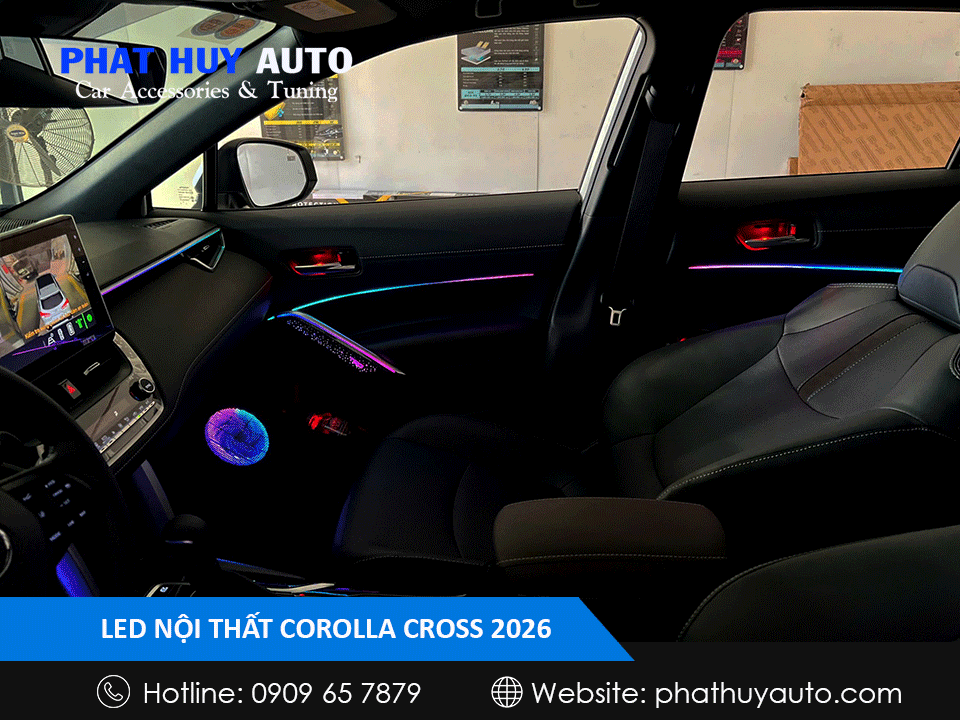 Led nội thất Corolla Cross 2026